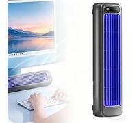 3 Speeds Small Portable Air Conditioner, Wall Mounted Air Conditioners, USB Rechargeable Mini Air Conditioner, No Drilling Wall Mounted Electric Fan, Air Cooling Fan for Bedroom Office Desk