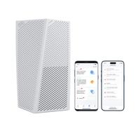 3 Speeds Smart Air Purifier HEPA 13 & Carbon Air Filter 99.97% Pollen Remover with Quiet Mode DMD Collective White One Size