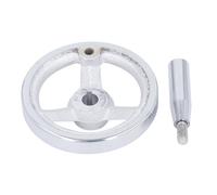 3 Spoke Handwheel for Lathe and Milling Machine 12x100mm Industrial Hand Wheel Replacement Compatible with CNC Lathes, Metalworking Equipment, Manual Mills