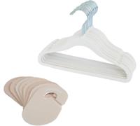 3 Sprouts Baby Closet Set, 15 hangers & 8 size dividers, Cream and Neutral | ve