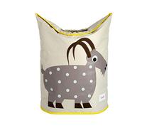 3 Sprouts Baby Laundry Hamper, Nursery Basket, Clothes Storage, Goat