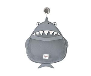 3 Sprouts Bath Storage Caddy - Organizer for Shower, Baby and Toys, Shark