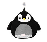3 Sprouts Bath Toy Storage Organizer, Mesh Shower Toy Holder, Penguin