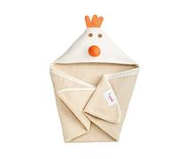 3 Sprouts Hooded Towel - Soft Cotton Hooded Baby Bath Towel for Toddler, Infant,CHICKEN