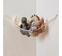 3 Sprouts Large Corner Teddy Hammock - Toy Hammock & Stuffed Animal Storage Net for Children's Bedroom - Soft Cuddly Toy Net