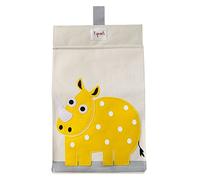3 Sprouts Nappy Stacker, Yellow Rhino