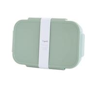 3 Sprouts Recycled Plastic Bento Box for Kids - Eco-Friendly Lunch Bento Boxes for Kids - Leakproof Kid Toddler Lunch Box for Daycare with Multiple Compartments, Microwave & Dishwasher Safe - Green