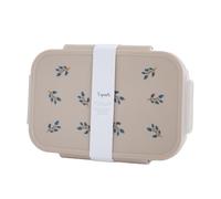 3 Sprouts Recycled Plastic Bento Box for Kids - Eco-Friendly Lunch Bento Boxes for Kids - Leakproof Kid Toddler Lunch Box with Multiple Compartments, Microwave & Dishwasher Safe - Blueberry Taupe