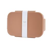 3 Sprouts Recycled Plastic Kids Bento Box, Lunch Box, Rust