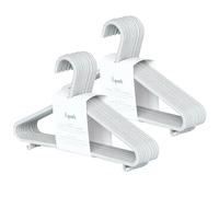 3 Sprouts Wheat Straw Baby Hangers, 30 Pack, Baby Closet, Speckled Grey