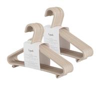 3 Sprouts Wheat Straw Plastic Kids & Child Hangers - 30-Pack Eco-Conscious Baby Clothes & Coat Hangers for Closet - Children's Hanger for Nursery, Small Girls, Boys & Toddlers - Speckled Beige