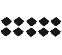 3" Square Tubing Heavy Duty Plastic Plug End Cap Insert 3x3 8-14 Tube Pipe Post (10)