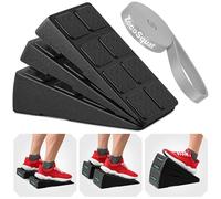 3 Squat Wedge Set - Wedge Blocks with 236 kg Load Capacity - Incline Board for Calf Stretching - Slant Platform for Calves - Yoga Blocks