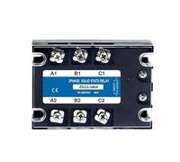 3 SSR Relay 10A 25A 40A 50A 60A 80A 100A 120A 150A 200A AC-AC 70-280v to 90-480VAC Three Phases Solid State Relay(25A)