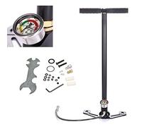 3 Stage Air Gun Rifle Filling Pump, Pcp Air Rifle Pump Stirrup Pump, 4500Psi Hand Pump, High-Pressure Tire Inflator Hand Pump, tainless Steel Air Rifle Hand Pump for PCP Air Gun Boat Tire Ball Kayaks