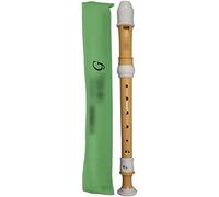 3-stage Flute Instrument, Professional Baroque Recorders In C, Wind Instrument Gifts 8-hole Beginner German Recorders, With Storage Bag(Wood color,German)