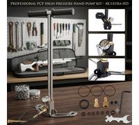 3-Stage Stirrup Hand Pump 4500 Psi High Pressure Air Filling Pump For Scuba Tanks, Cars, Bikes & Paintball Equipment