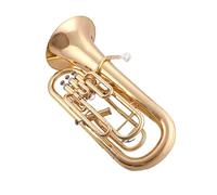 3 Stand Key And One Side Key Euphonium Brass Lacquer Gold B Flat Professional Playing Tuba Instrument Euphonium Kit