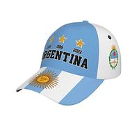 3 Stars 1978 1986 2022 Champions Argentina Baseball Cap Full Print Adult Unisex Adjustable Hat Soccer Fans Caps Black