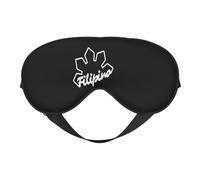 3 Stars and Sun Filipino Flag 9 3 Stars and Sun Filipino Flag Sleep Masks Adjustable Strap Soft Eye Mask for Women Men Travel Work Home