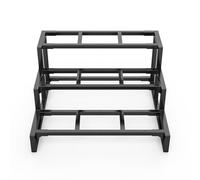 3-Step Galvanised Stair Framework, Easy Assembly Heavy Duty Stringers for Freestanding Outdoor Steps to Sheds, Patios & Gardens (Width 100cm)