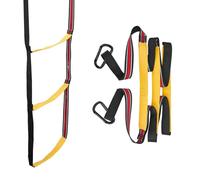 3-Step Portable Boat Rope Ladder - Folding Marine Rope Extension | Swim Boarding Ladder For Kayak, Reflective Compact Accessory For Safe And Convenient Entry And Exit On Water