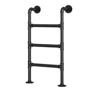 3 Steps Basement Window Well Egress Exit Ladder,Wall/Floor-Mounted Ladders For Home,Metal Step Ladder For RV Attic Bunk Bed,Dorm-Wall/Floor-Mounted Indoor Climb Step For Home,Deck(100cmx45cm)