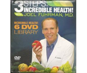 3 Steps to Incredible Health with Joel Fuhrman 6 DVD Library