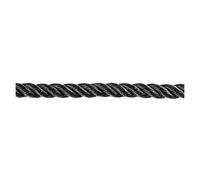3-strand line black 6 mm - 200 MT Osculati - 06.450.06 - 0645006