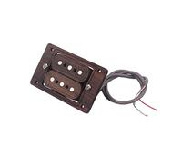 3 String Pickups Guitar Pick Bass Pickup Humbucker Pickup Humbucker Bridge Pick Guitar Bridge Pickup Guitar Electric Transducer Guitar Neck Humbucker Neck Pick Bamboo Brown BESTonZON
