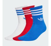 Adidas Originals 3 Stripes Crew 3 Pairs Socks Red
