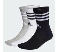 adidas Performance Pack of 3 Pairs of Cushioned Crew Sports Socks Black/white/grey