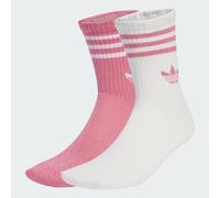 3-Stripes Glitter Crew Socks 2 Pairs