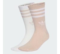 adidas Originals Unisex 3 Stripes Glitter Crew Socks 2 Pairs