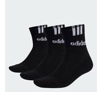 3-Stripes Linear Half-Crew Cushioned Socks 3 Pairs