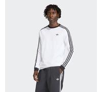 Adidas Originals 3 Stripes Long Sleeve T-shirt White M Men