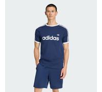 Adidas Originals 3 Stripes Slim Ringer Short Sleeve T-shirt Blue XS Men