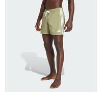 Adidas 3 Stripes 5´´ Swimming Shorts Green M Men