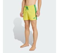 adidas Men's 3 Stripes Swim Shorts 5 INCH, Bright Yellow/Bold Green, M