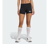 adidas Women's Volleyball 3-Stripes 4 Inches Shorts, Black, M 3 inch