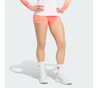 adidas Women's Volleyball 3-Stripes 4 Inches Tights, Solar Turbo/Frozen Turbo, M 5 inch