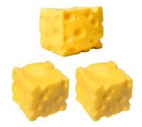 3 Stuicke Cheese, Giant Cheese Squishy For Focus And Relaxation, Set Of Two Square And One Triangle Cheese