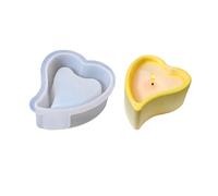 3 Styles Heart Shaped Silicone for Resin Holders Crafting with Smooth Surfaces Designs Flexible Silicone Casting