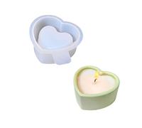 3 Styles Heart Shaped Silicone for Resin Holders Crafting with Smooth Surfaces Designs Flexible Silicone Casting