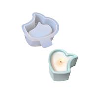 3 Styles Heart Shaped Silicone for Resin Holders Crafting with Smooth Surfaces Designs Flexible Silicone Casting