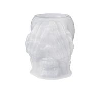 3 Styles Skull Flowerpot 3D Holder Mold Epoxy Pen Holder Mold Soap Molds for Decoration Flower Pot Molds for Resin Casting