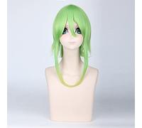 3 Styles Wigs Vocaloid Gumi Wig Cosplay Costume Women Yellow-Green Gradient Medium Length Synthetic Hair Vocaloid Gumi Perucas Dm018