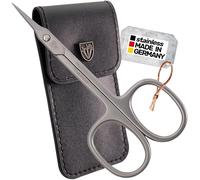 3 Swords Germany | Curved Cuticle Dead Skin Scissors towerpoint tip, Stainless Steel, Extra Sharp - Made in Germany (2815)
