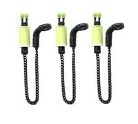 3 TBNS Bite Indicators Bobbins Carp fishing Tackle for Bite Alarms and bank sticks (Green)