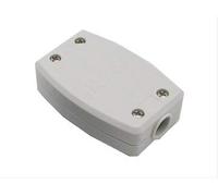 3 Terminal in-Line Connector Box, 13A 240V Mains Electric Cable Junction Box 2Pcs Terminal Flex Connector（White）